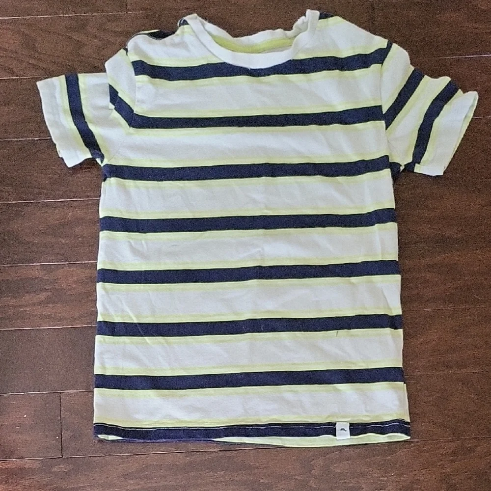 Kids Striped Shirts - Orange and Navy